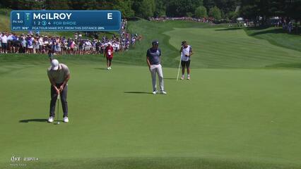 Rory McIlroy | Round 1 | 1st hole | Shot 4 | 2025 Travelers