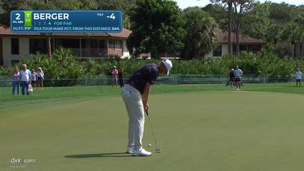 Daniel Berger | Round 4 | 2nd hole | Shot 4 | 2026 Cognizant Classic