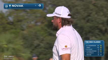 Andrew Novak | Round 1 | 17th hole | Shot 2 | 2025 The RSM Classic
