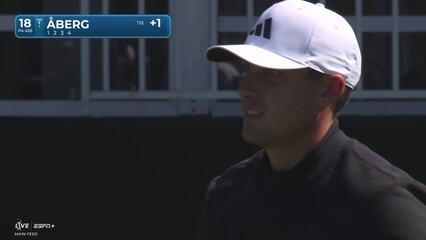 Ludvig Åberg | Round 1 | 18th hole | Shot 3 | 2025 Arnold Palmer