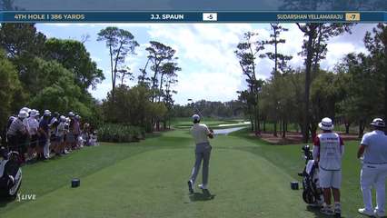 Sudarshan Yellamaraju | Round 4 | 4th hole | Shot 1 | 2026 THE PLAYERS