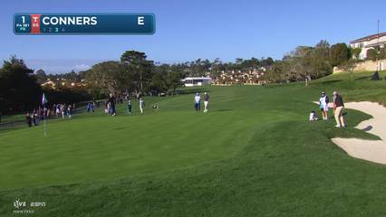 Corey Conners | Round 1 | 1st hole | Shot 3 | 2026 AT&T Pebble Beach