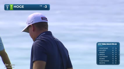 Tom Hoge | Round 1 | 7th hole | Shot 3 | 2026 AT&T Pebble Beach