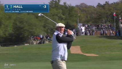 Harry Hall | Round 4 | 1st hole | Shot 2 | 2025 Valero