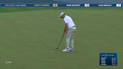 Corey Conners | Round 4 | 14th hole | Shot 5 | 2025 THE PLAYERS