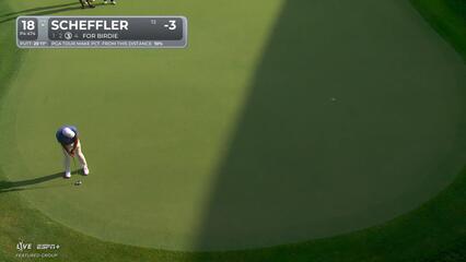 Scottie Scheffler | Round 1 | 18th hole | Shot 3 | 2025 BMW Championship