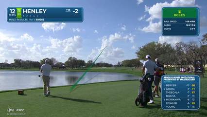 Russell Henley | Round 2 | 12th hole | Shot 1 | 2026 Arnold Palmer