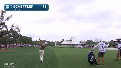 Scottie Scheffler | Round 4 | 16th hole | Shot 2 | 2025 Houston Open