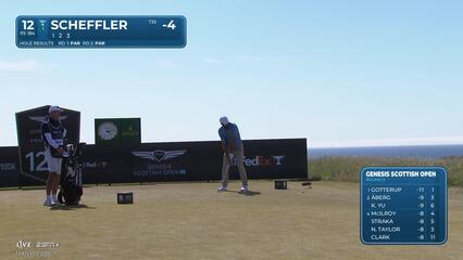 Scottie Scheffler | Round 3 | 12th hole | Shot 1 | 2025 Genesis Scottish Open