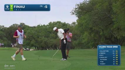 Tony Finau | Round 2 | 9th hole | Shot 2 | 2026 Valero