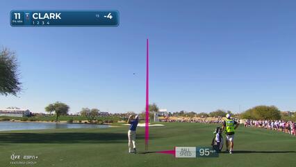 Wyndham Clark | Round 1 | 11th hole | Shot 2 | 2025 WM Phoenix Open