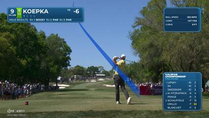 Brooks Koepka | Round 4 | 9th hole | Shot 1 | 2026 Valspar