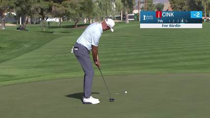 Stewart Cink | Round 1 | 7th hole | Shot 5 | 2025 Charles Schwab