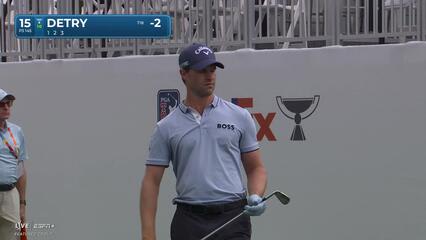 Thomas Detry | Round 1 | 15th hole | Shot 1 | 2025 Houston Open