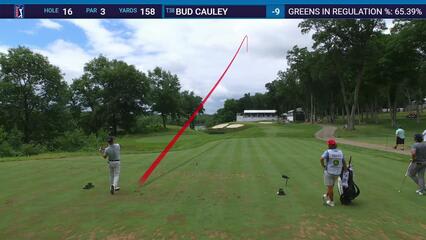Bud Cauley | Round 4 | 16th hole | Shot 1 | 2025 John Deere