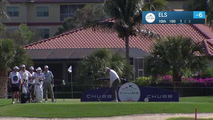 Ernie Els | Round 2 | 10th hole | Shot 1 | 2025 Chubb Classic