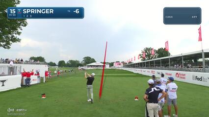 Hayden Springer | Round 1 | 15th hole | Shot 1 | 2025 Rocket Classic