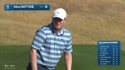 Robert MacIntyre | Round 2 | 15th hole | Shot 4 | 2026 The American Express