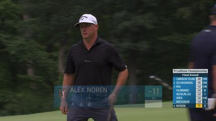 Alex Noren | Round 4 | 3rd hole | Shot 2 | 2025 Wyndham