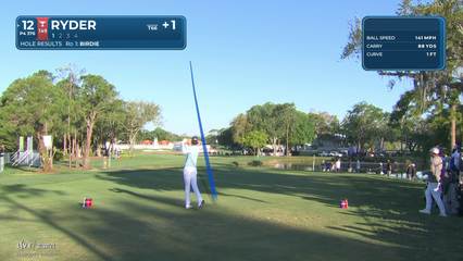 Sam Ryder | Round 2 | 12th hole | Shot 1 | 2026 Valspar