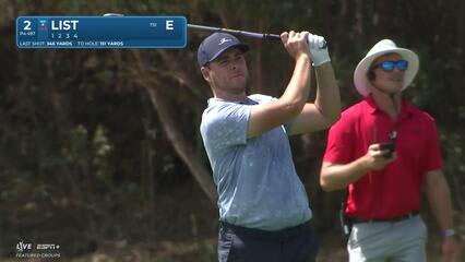 Luke List | Round 1 | 2nd hole | Shot 2 | 2025 Mexico Open