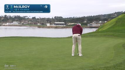 Rory McIlroy | Round 2 | 7th hole | Shot 2 | 2025 AT&T Pebble Beach