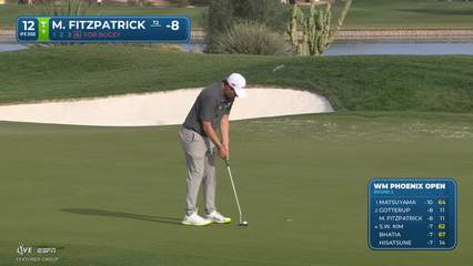 Matt Fitzpatrick | Round 2 | 12th hole | Shot 4 | 2026 WM Phoenix Open