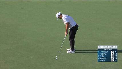 Scottie Scheffler | Round 3 | 10th hole | Shot 4 | 2024 Hero World Challenge