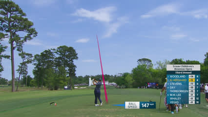 Nicolai Højgaard | Round 3 | 7th hole | Shot 1 | 2026 Texas Children's