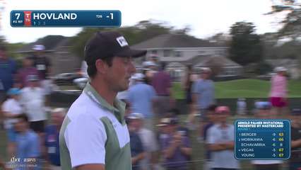 Viktor Hovland | Round 1 | 7th hole | Shot 1 | 2026 Arnold Palmer