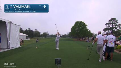 Sami Valimaki | Round 4 | 1st hole | Shot 1 | 2025 Houston Open