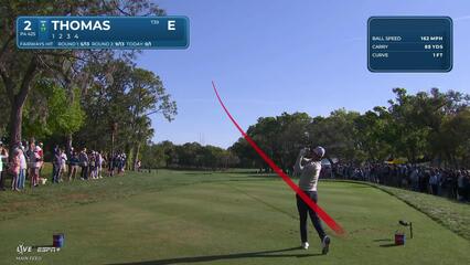 Justin Thomas | Round 3 | 2nd hole | Shot 1 | 2025 Valspar