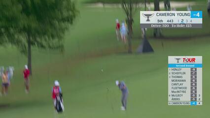 Cameron Young | Round 2 | 5th hole | Shot 2 | 2025 TOUR Championship