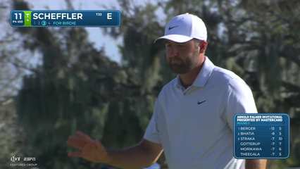 Scottie Scheffler | Round 3 | 11th hole | Shot 3 | 2026 Arnold Palmer