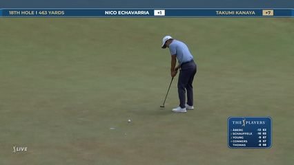 Takumi Kanaya | Round 3 | 18th hole | Shot 7 | 2026 THE PLAYERS