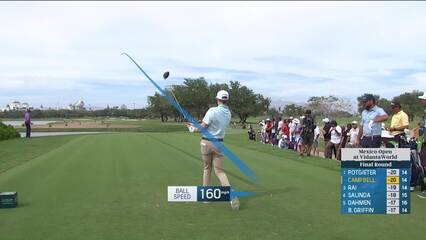 Brian Campbell | Round 4 | 15th hole | Shot 1 | 2025 Mexico Open
