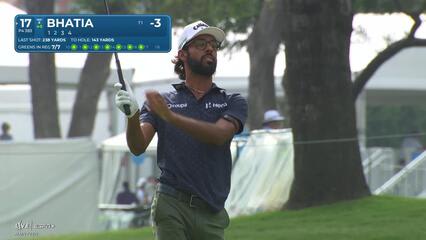 Akshay Bhatia | Round 1 | 17th hole | Shot 2 | 2025 Charles Schwab