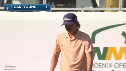 Carson Young | Round 2 | 17th hole | Shot 4 | 2025 WM Phoenix Open