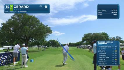 Ryan Gerard | Round 2 | 14th hole | Shot 1 | 2026 Charles Schwab