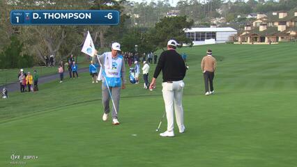 Davis Thompson | Round 4 | 1st hole | Shot 4 | 2025 AT&T Pebble Beach
