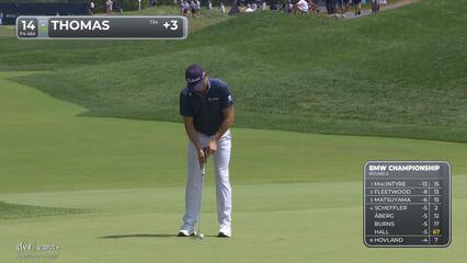 Justin Thomas | Round 2 | 14th hole | Shot 4 | 2025 BMW Championship