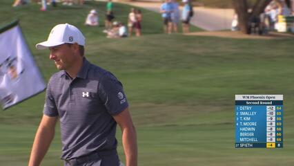 Jordan Spieth | Round 2 | 9th hole | Shot 4 | 2025 WM Phoenix Open