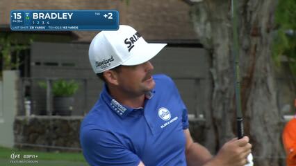 Keegan Bradley | Round 1 | 15th hole | Shot 2 | 2025 Sony Open