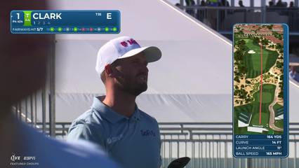 Wyndham Clark | Round 1 | 1st hole | Shot 1 | 2026 WM Phoenix Open