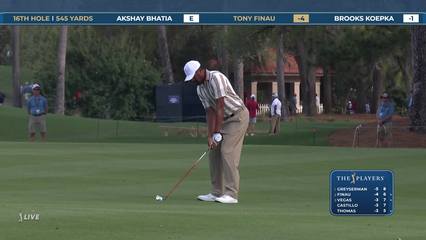 Tony Finau | Round 1 | 16th hole | Shot 2 | 2026 THE PLAYERS