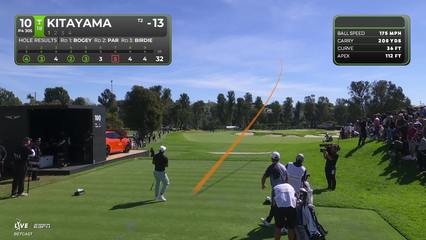 Kurt Kitayama | Round 4 | 10th hole | Shot 1 | 2026 The Genesis