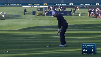 Brian Campbell | Round 1 | 1st hole | Shot 2 | 2025 THE PLAYERS