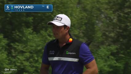 Viktor Hovland | Round 1 | 5th hole | Shot 3 | 2025 Truist Championship