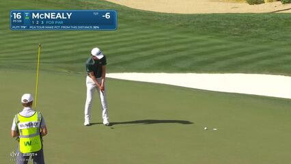 Maverick McNealy | Round 3 | 16th hole | Shot 3 | 2025 WM Phoenix Open