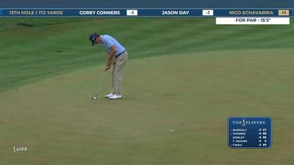 Nico Echavarria | Round 1 | 13th hole | Shot 4 | 2026 THE PLAYERS